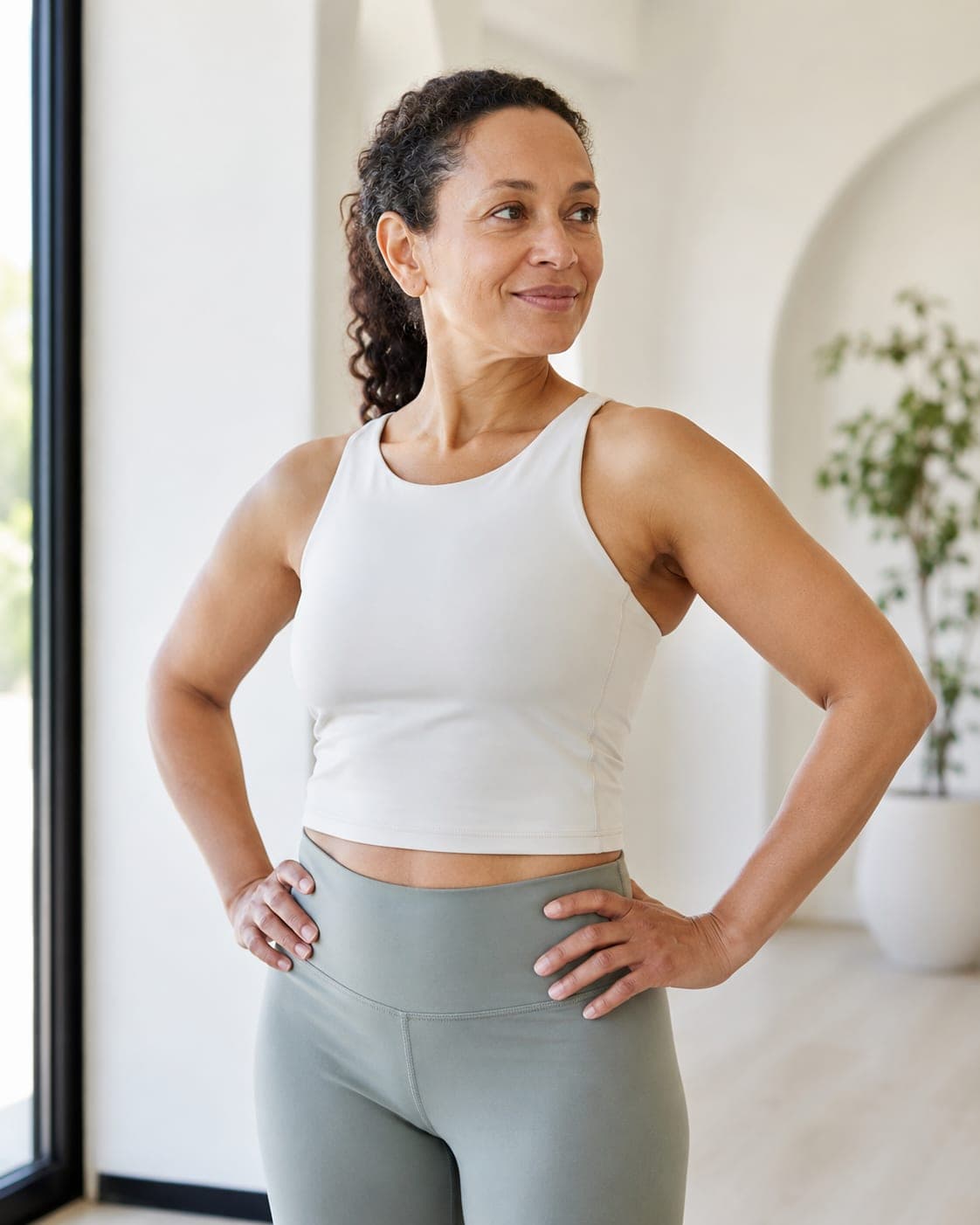 A person feeling confident and active