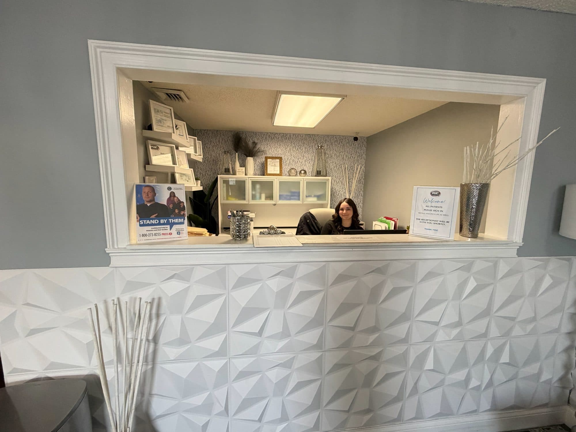 Front desk at Padgett Medical Center Ocala