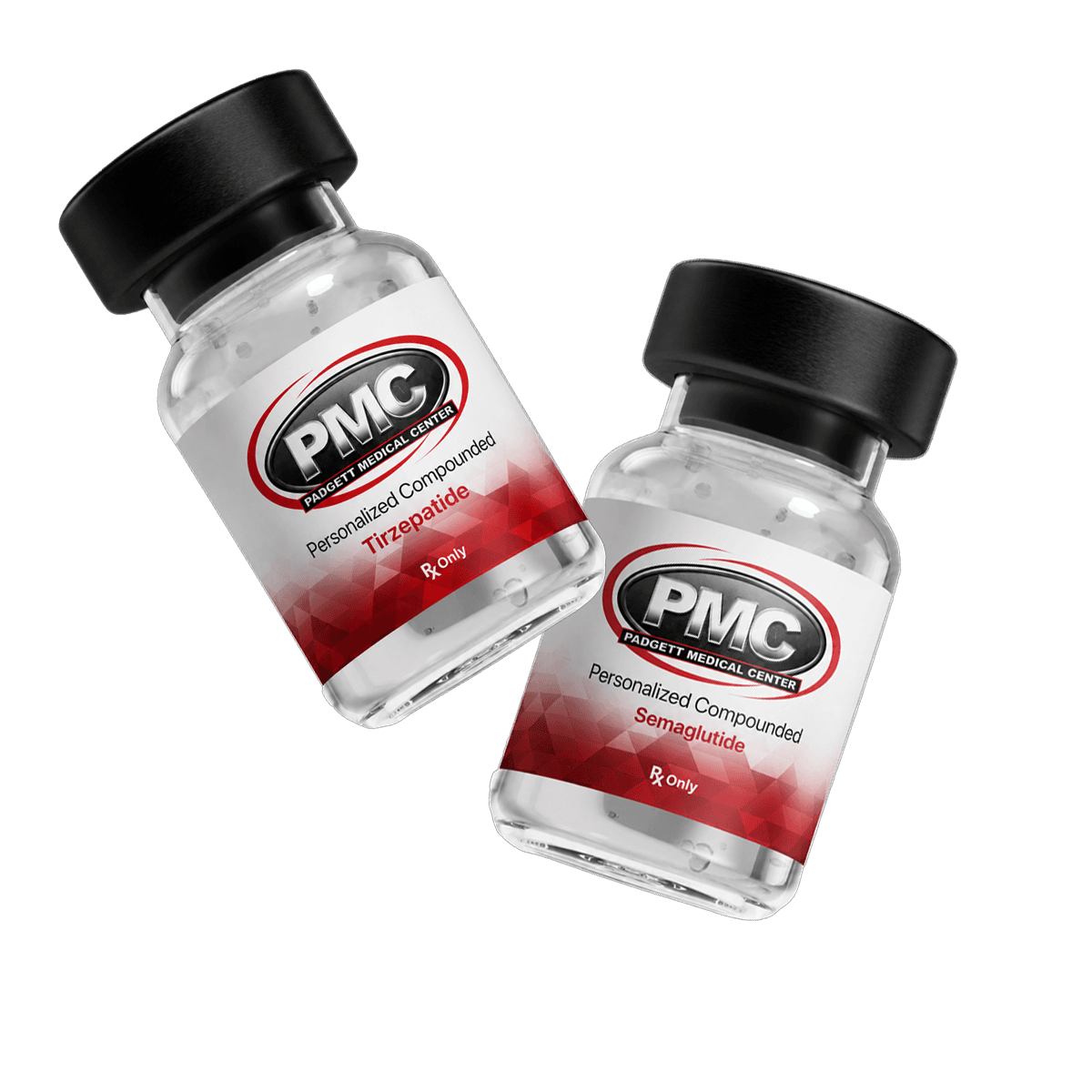 Padgett personalized compounded semaglutide and personalized compounded tirzepatide vials