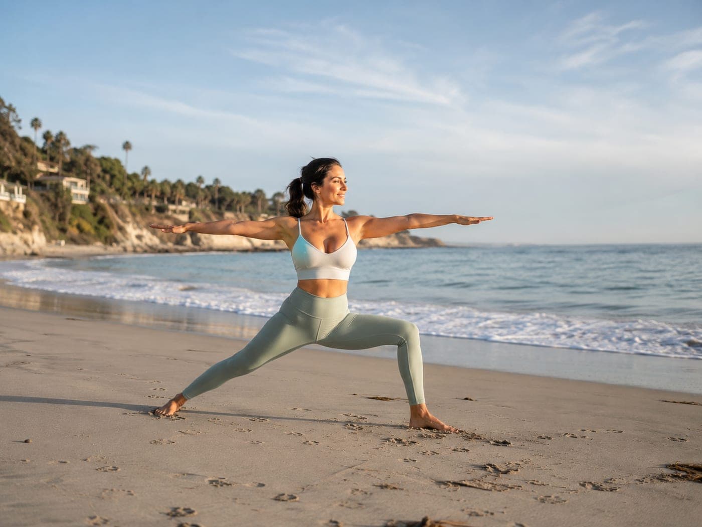 A woman feeling energized and confident